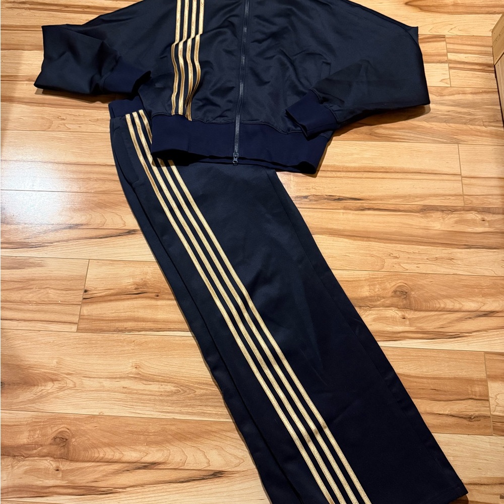 Commense Black and Gold Track Pants & Joggers